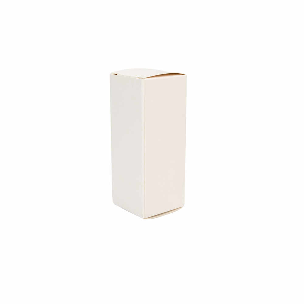 Cutie mică închisă - alb (set 50 buc) - 4x4x10.2cm
