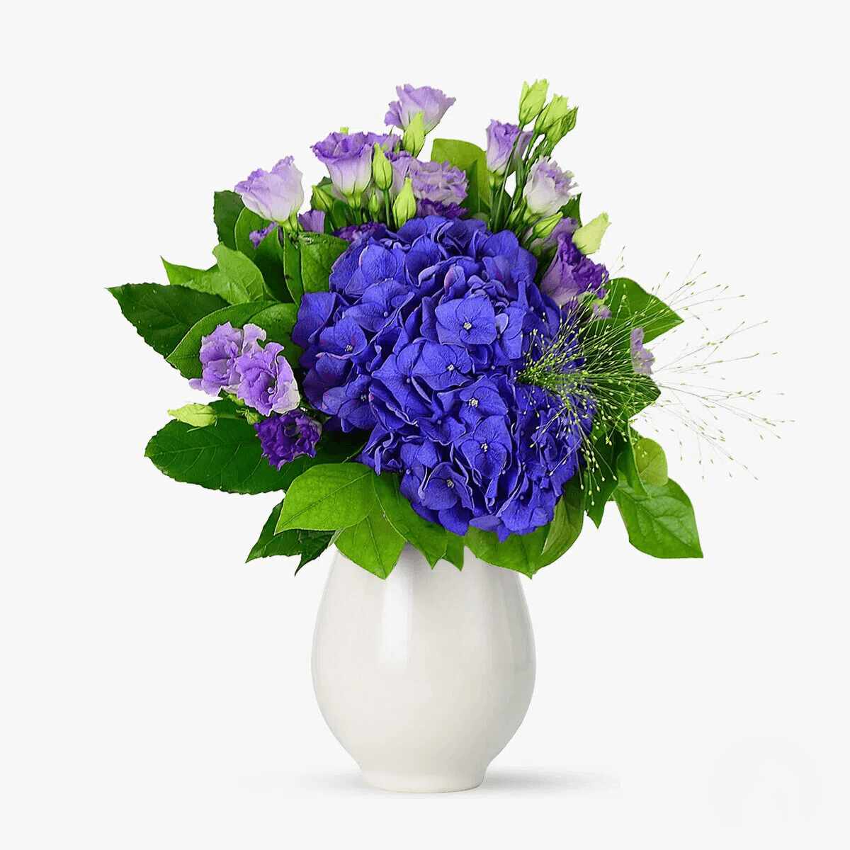 Buchet de flori - Albastru si violet - Standard