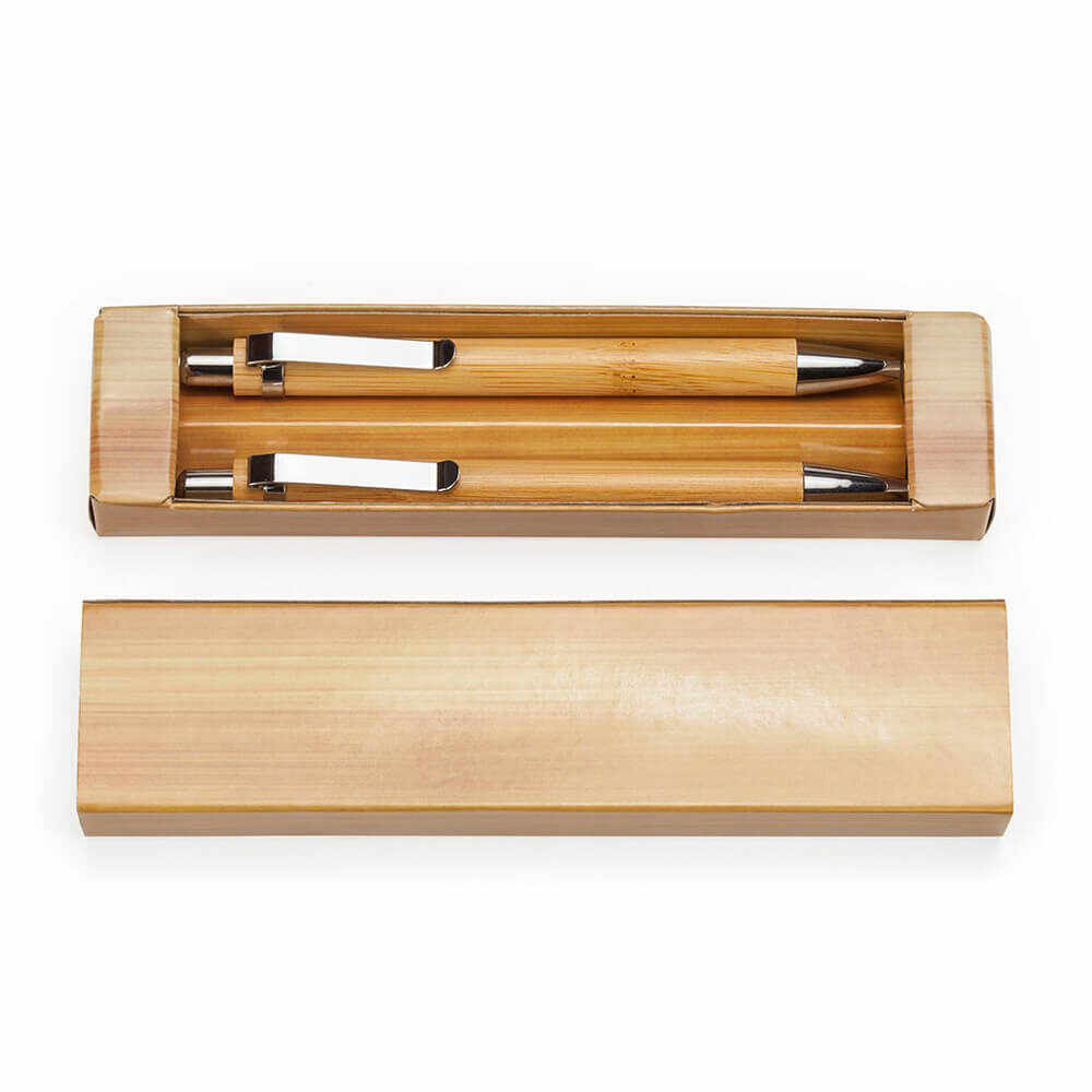 Set pix și creion din bambus
